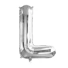 L balloon silver