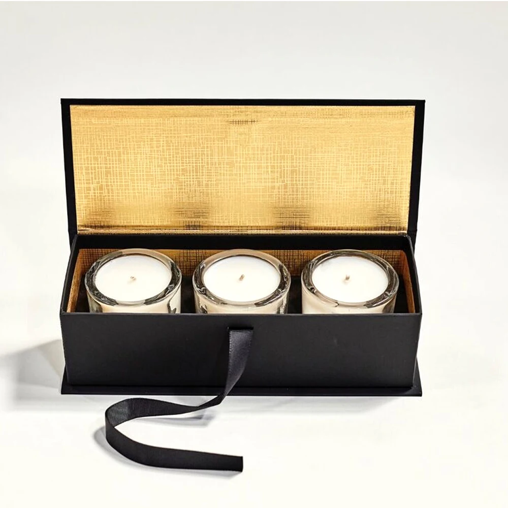 Luxury Empty Jars For Candle Making With Set Gift Packaging Jars With Lids And Boxes For Candles