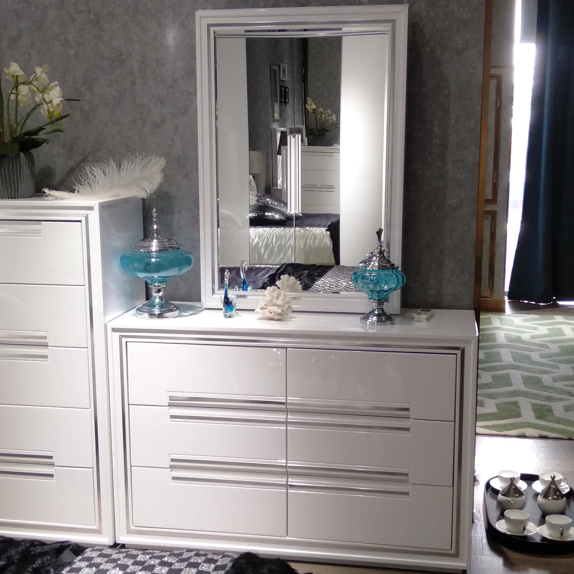 Bedroom Furniture Bed Room Set European Style Modern Vanity Mirror Dressing Table Buy European Style Dressing Table