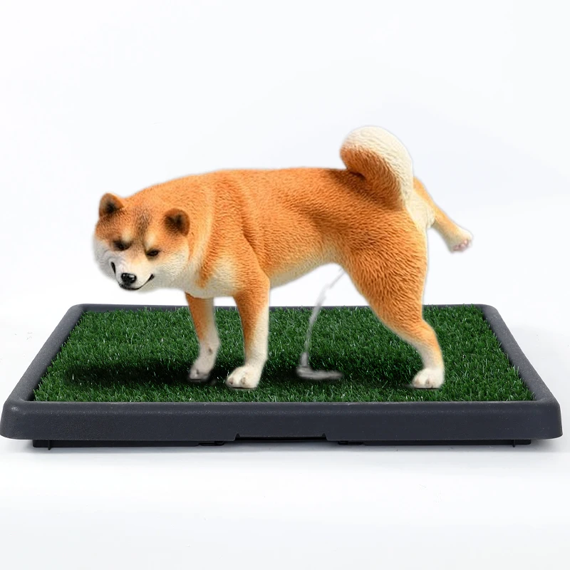 New Large-sized Realistic Grass Dogs Toilet Durable and Long-lasting Dogs Toilet with Water Outlet Design Pet Supplies