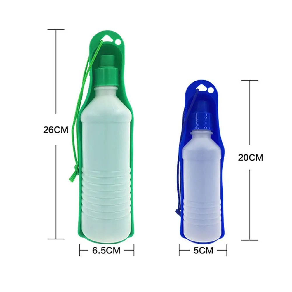 Wholesale Leak Proof 250ml 500ml Portable Plastic Dog Drink Bottle