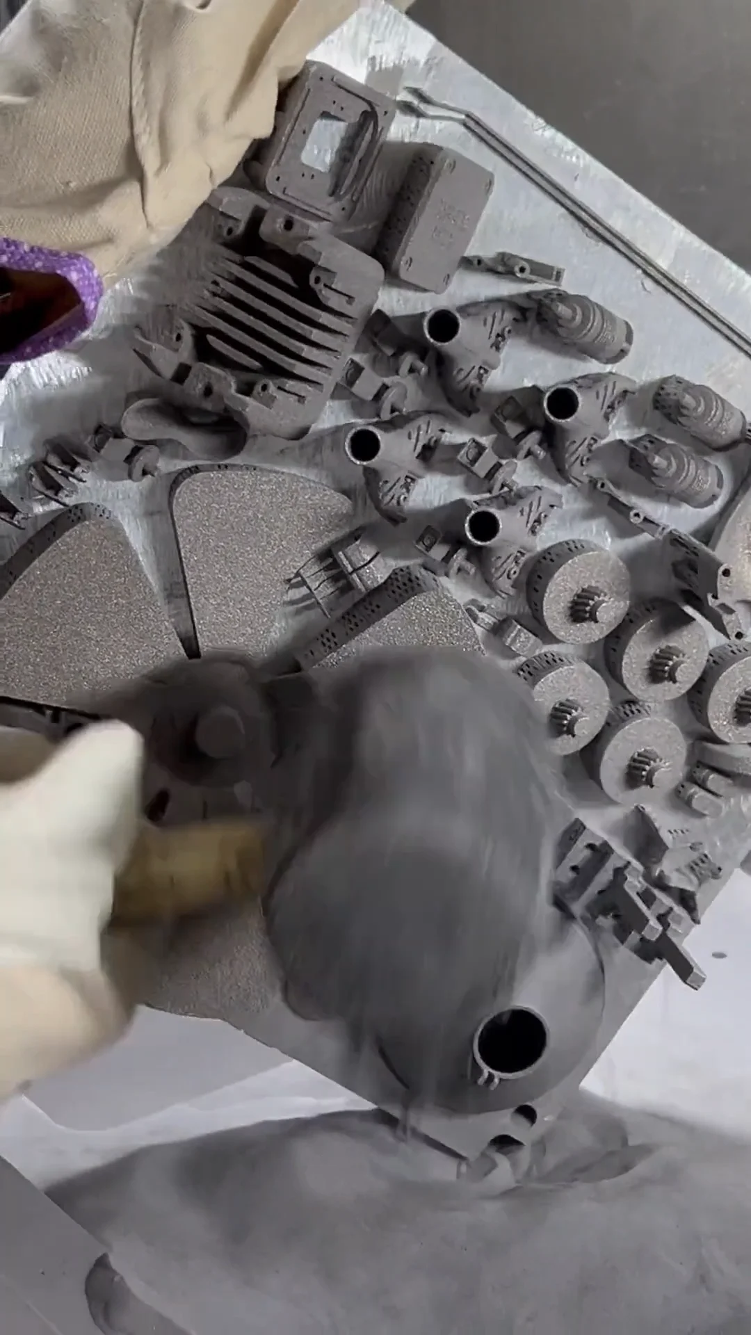 China Permanent Mold Casting Intercooler End Tank Cast Sheet Aluminum