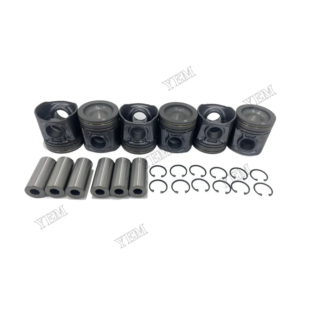 For Caterpillar C6.6 Piston Kit Genuine Engine Parts 4