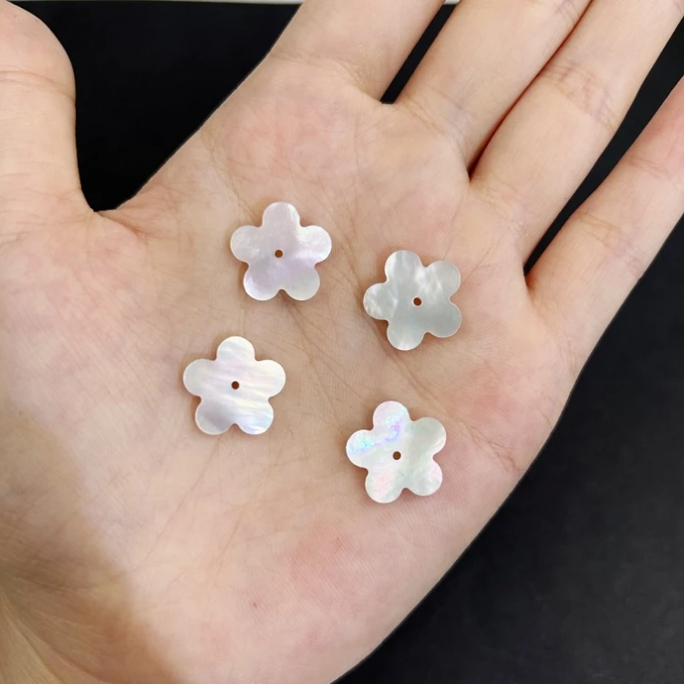 CLOVER♡様 リクエスト 5点 まとめ商品 Natura MOP Five Leaf Clover Natural Mother of Pearl Stones