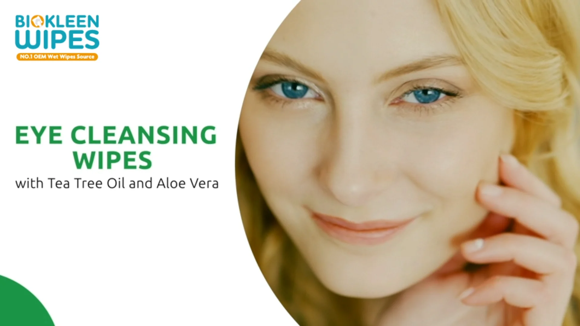 Biokleen 60pcs/pack Individually Wrapped Natural Makeup Remover Daily