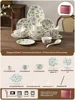 Cyan Blue Memories Service de table 37 pièces pour 8 coffrets cadeaux