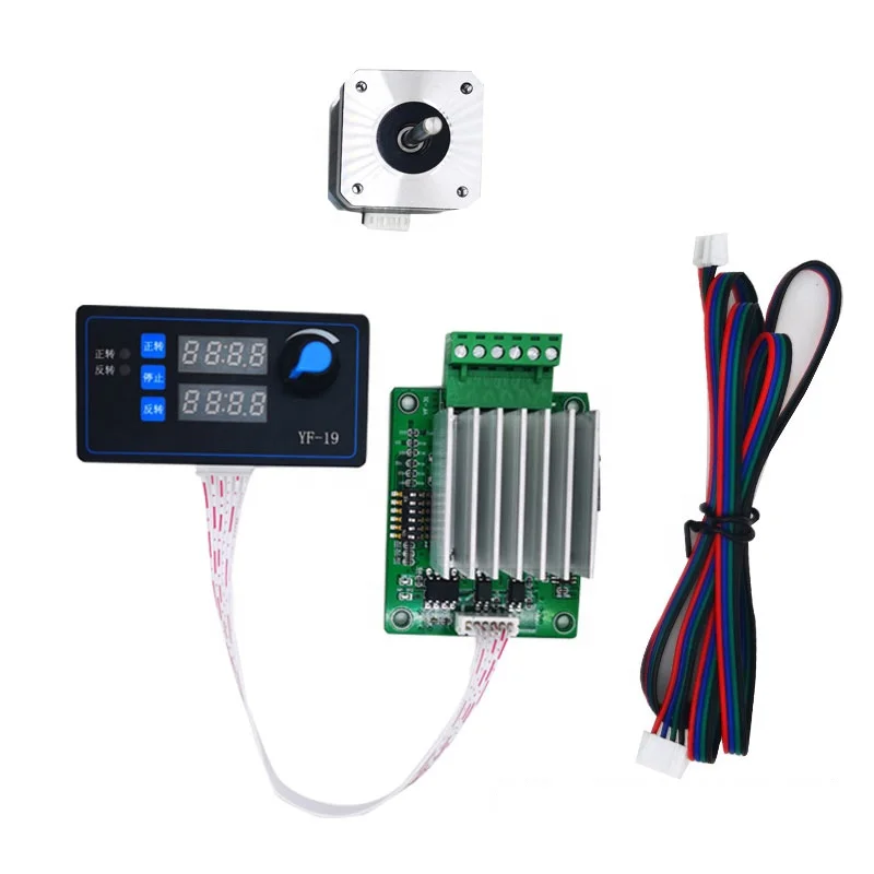 
 Taidacent 42 57 шаговый двигатель вперед и обратный угол импульсного двигателя Модульная плата программируемого ПЛК контроллера двигателя  