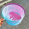Ice Blue Pink Mesh