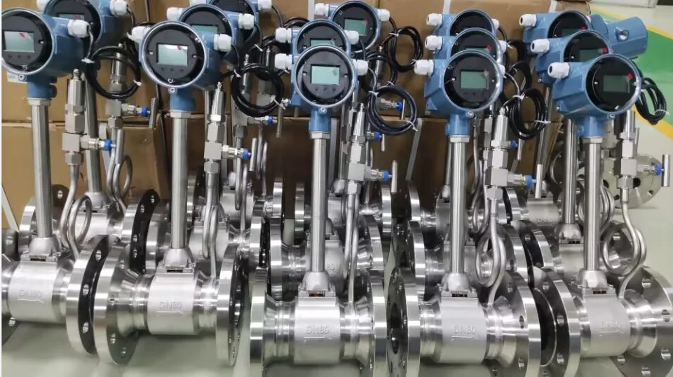 LUGB Steam Flow Meter Vortex Flow Meter Steam Flowmeter Price Oxygen Air Flow Meter