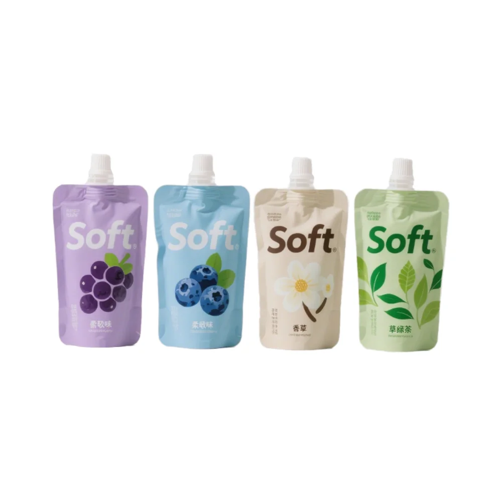 Customized logo Environmentally Friendly Vertical Spray Bag Plastic Packaging Liquid/milk Flexographic Printing