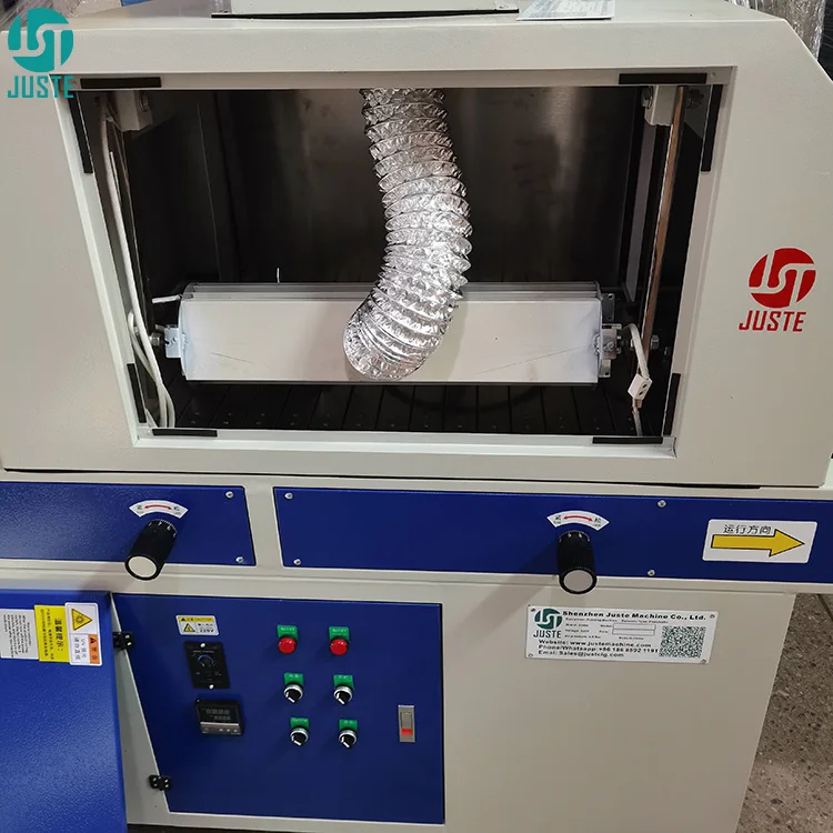 Custom Fixture Jig UV Curing Machine Manufacturer Led 600Mm Conveyor UV Dryer for Wood Paint Flexo Varnised Panels Glue Gto52