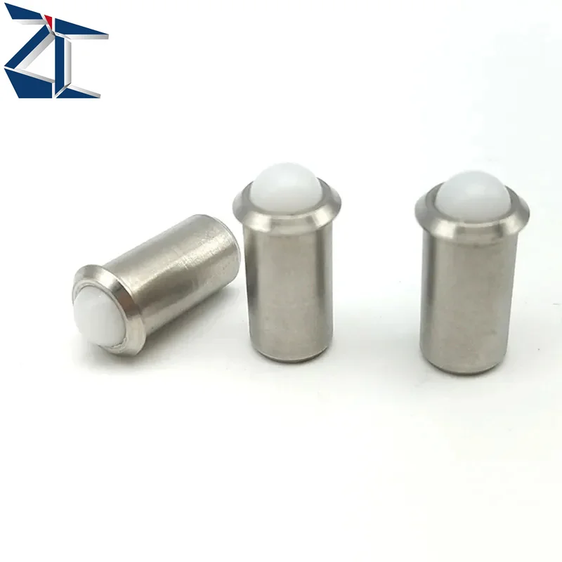 Professional Manufacturer Stainless Steel body and POM Ball Press Fit spring Ball Plungers