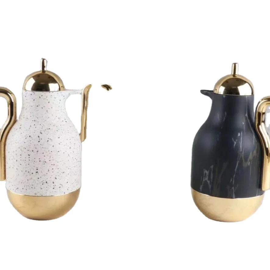 Factory Directly Arabic Coffee Pot Royal 1L Home Utensil Pot Arabic Style Vacuum Flask 1000ML