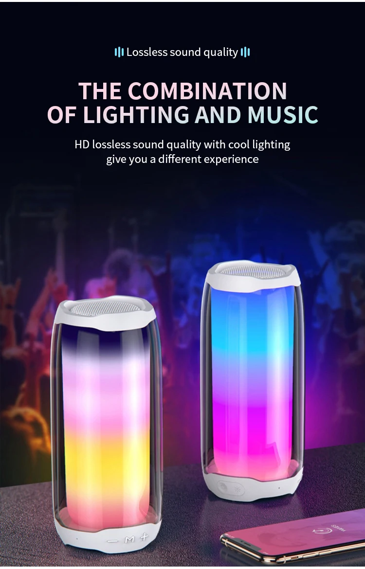 Good Sound Quality Night Light Speaker Music Mini Small Portable