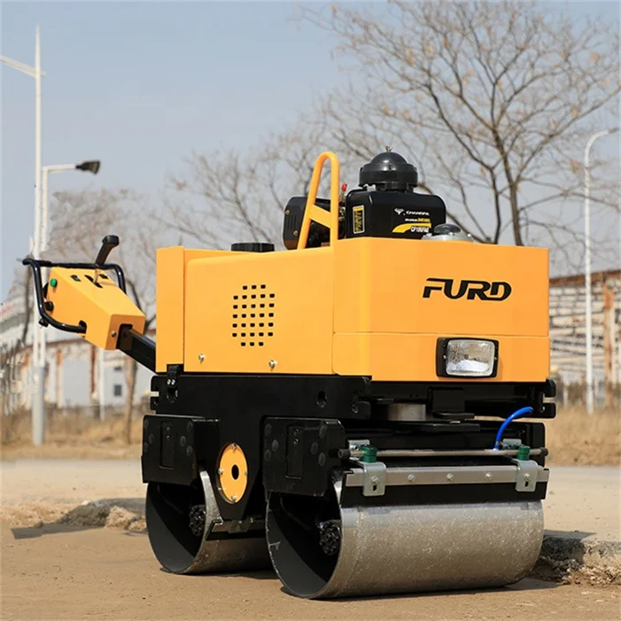 Tennis Court Compaction Small Vibratory Hand Roller Compactor