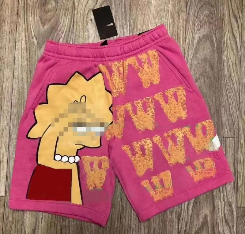Hot Selling Short Pants Plus Size High Waist Drawstring Men's Shorts Cotton Cartoon Print Jogger Men Sweat Short gallery 4