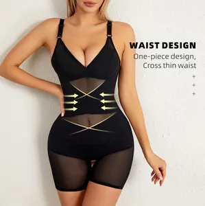 New Firm Abdominal Knitted Thin Body Tunic Belly Waist Push-up Chest Tut Women's Postpartum Adjustable Tops Shaping