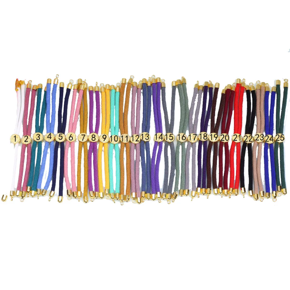 Wholesale Handmade Red Milan String Cord Woven Bracelet Rich Colors To