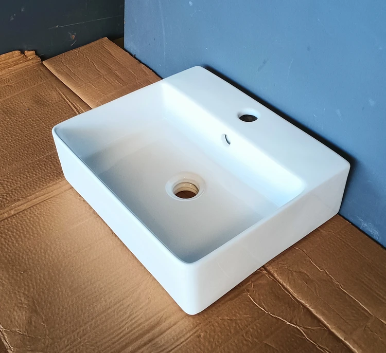 Sanitary Table Top Ceramic White Bathroom Sink Hand Wash Basin Price in China