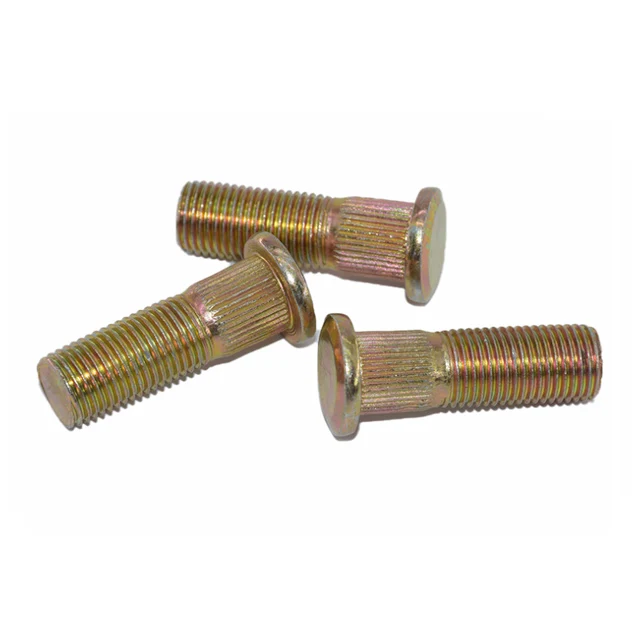Wholesale Auto M10 M14 M12 X 1.5 mm Wheel Stud Bolt Hub Bolts Grade 10.9 12.9 M22 X 1.5 Alloy Steel Car Wheel Bolts Studs