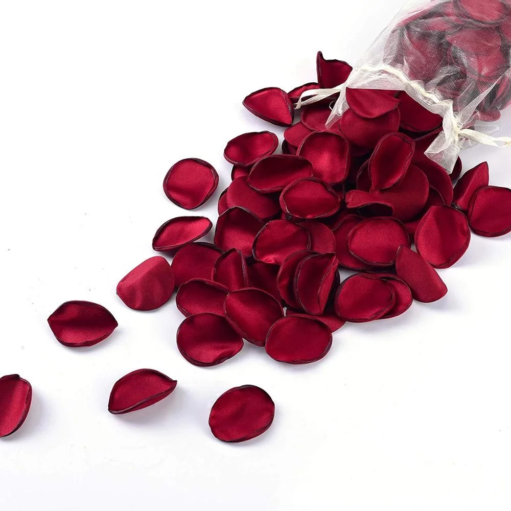100 Rose Petals RED Silk Wedding Flowers Party Centerpieces Flower Girl 