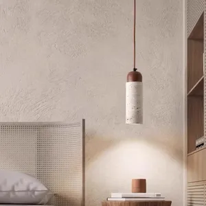 JACKSUN Dongshi Small Yellow Candelabra for Bedroom Bedside Hotel or Homestay High Atmosphere Pendant Chandeliers Lamps