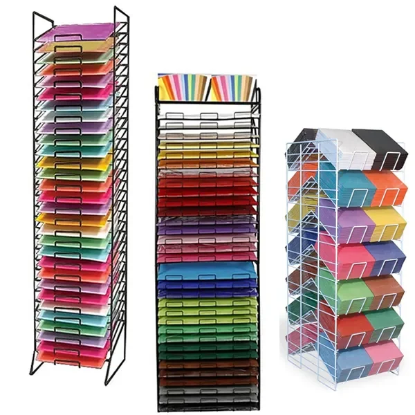 Aifei Custom Metal Paper Display Rack Scrapbook Paper Display Rack