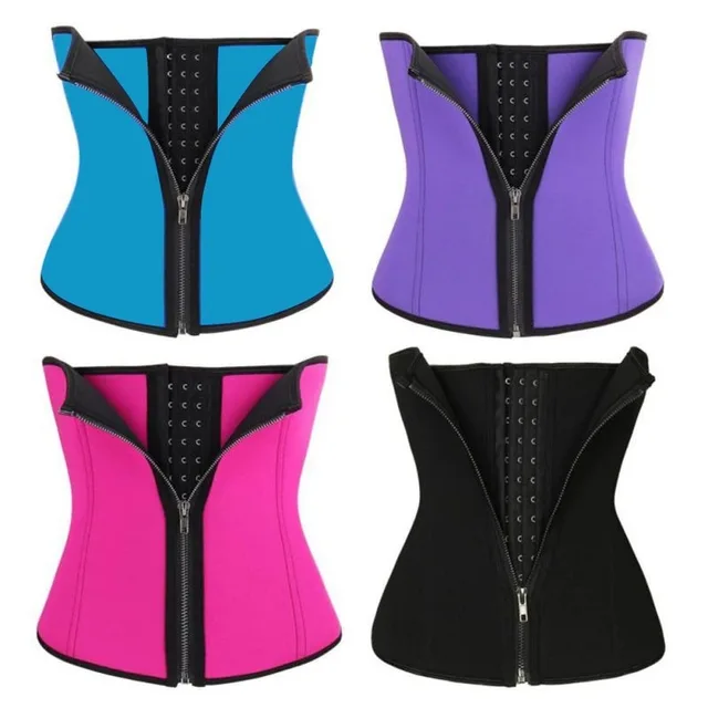 Women's Buckle Shaping Belt Support Back Zipper Yoga Exercise Weight Loss Girdle Waist Protector Adjustable Belly Band