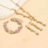 Collana orecchini bracciale oro