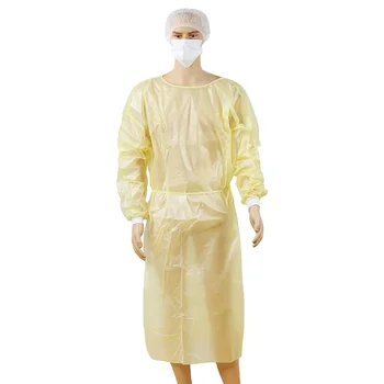 Non Woven Fabric Cleanroom Isolation Gown Suit Disposable Filmcovered Nonmedical Isolation Gowns