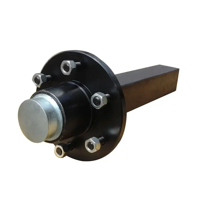 High Quality 5.2K & 6K Tourist Trailer Parts & Accessories 6 Lug Axle Shaft with Idler Hub Assembly