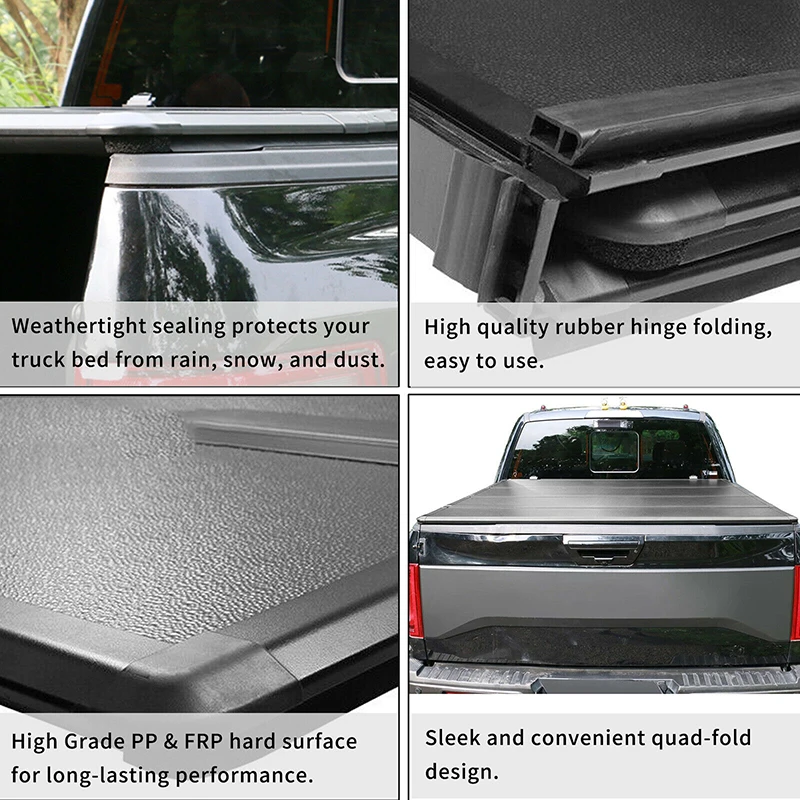 Handas Pick Up Truck Tonneau Cover Parts Truck Bed Cover Hard Fourfold