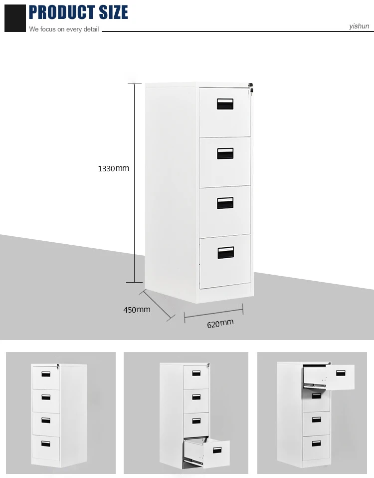 High quality office furniture freestanding steel metal filing cabinets