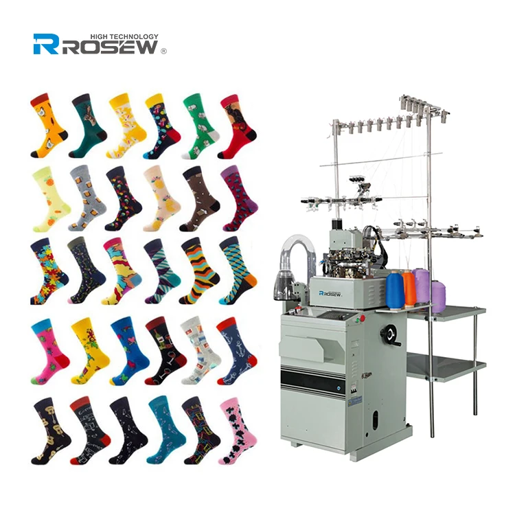 ROSEW GC6FMP High Quality Fully Automatic Hosiery Socks Making Machine Knitting Machine for Making Socks