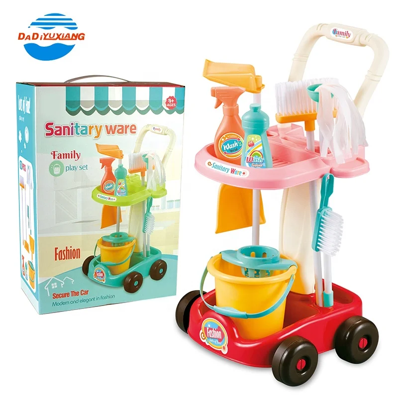 Игрушки для ролевых игр, пластиковый детский набор для чистки игрушек, набор для чистки игрушек