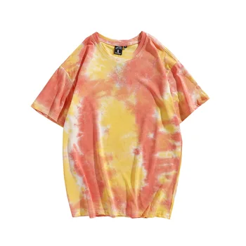 Customizable Print Embroidery Tie Dye Sublimated Knitted Round Neck 180 Grams 100% Cotton Blank T-Shirts