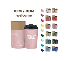 Custom Logo Best Seller Double Wall Stainless Steel Powder Coated Insulated Tea Coffee Thermal Mugs and Cuos Wholesale