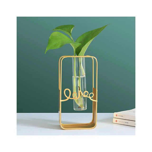 Оптовая продажа недорогие прозрачные Гидропонные растения love высокий цилиндр стеклянная ваза для настольных украшений и украшения цветов