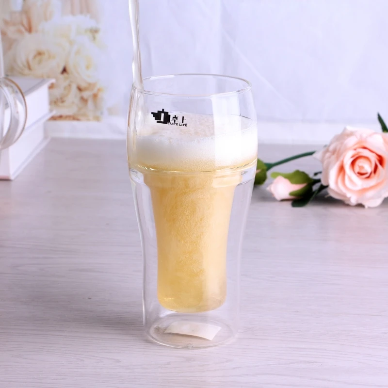 Buy Wholesale China Freeze Beer Glasses, 14 Ounce Freezer Chiller Double  Wall Frozen Pint Glass Cocktail Beer Drinkware & Cocktail Beer Drinkware at  USD 2.84