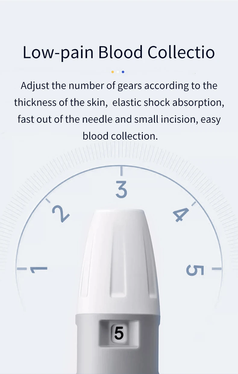 product factory electric blood glucose meter for elderly high blood sugar test strip with lancet detector health monitor and analysis-7