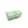 Contenedor de snacks cuadrado verde oscuro-2