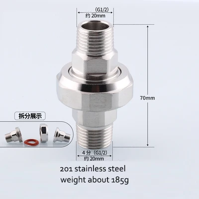 آخرین اخبار شرکت سوپر کل مرد زن مستقیم پستان فولاد ضد زنگ 201 لوله T رشته دار مناسب برای اتصال هوا فشار به شش گوشه  20