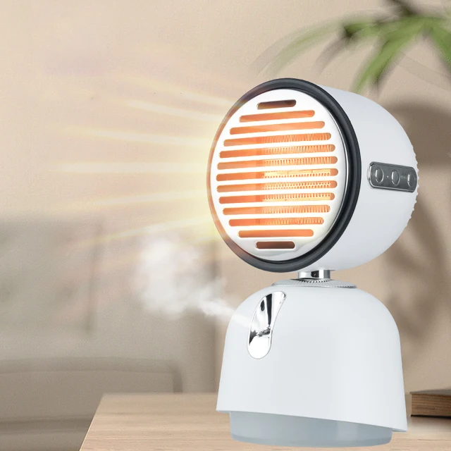 Electric heater with spray function Humidification and heating fan together