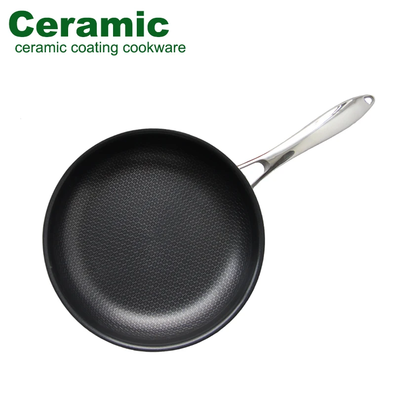 2024 Promotion Pfas Free Hybrid Nonstick Frying Pan 304 Stainless Steel ...