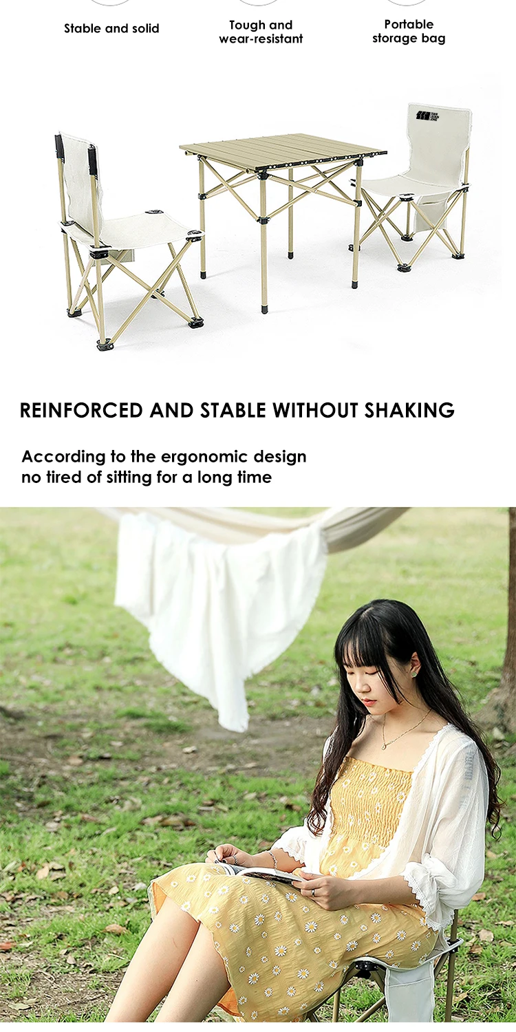 Folding Table And Chair Set Portable Outdoor Table And Chair Foldable ...