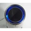 Silver Blue Lamp Rolled Edge