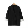 black suit jacket