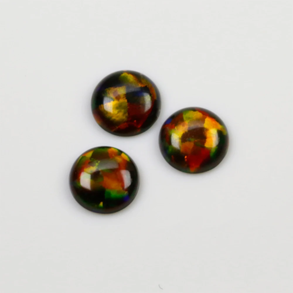 Wholesale Kyocera Lab Created Resin Free Galaxy Loose Opal Stone Ball