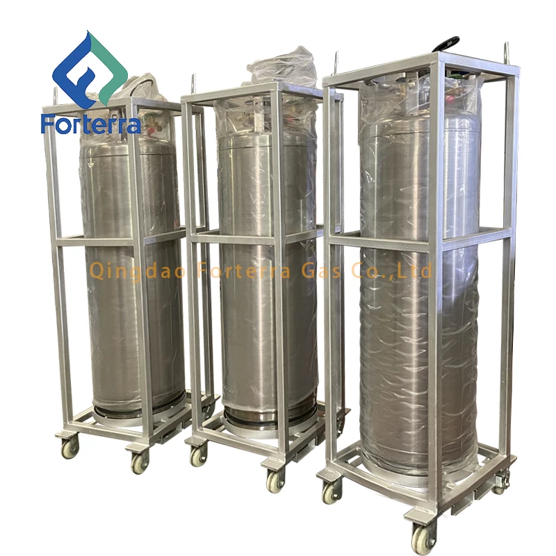Low to High Working Pressure Micro Bulk Cryogenic Liquid Nitrogen Argon Oxygen CO2 Tank 1000L Dewar Flask