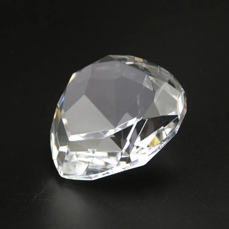 Новинка 2022 г. индивидуальная надпись на заказ с большим алмазным стеклом в форме алмаза